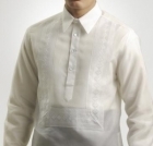  Men's Barong White Jusi fabric 100784 White 